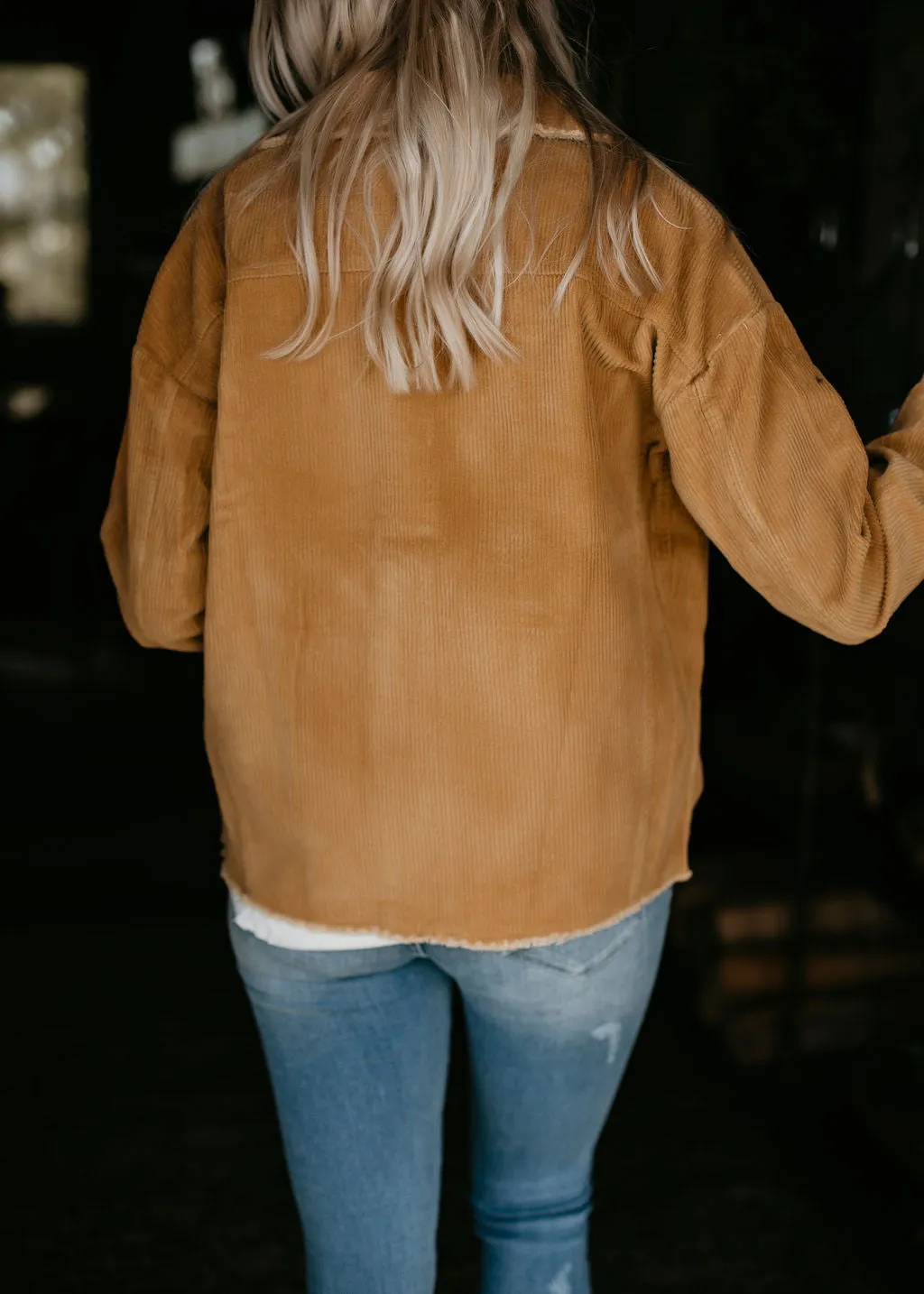 Aleck Corduroy Shacket FINAL SALE