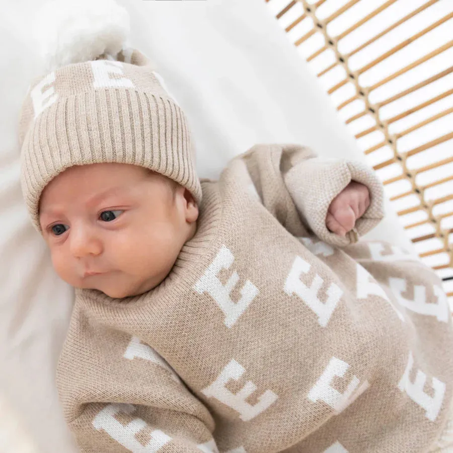 ALPHA Beanie Light Camel & Ivory