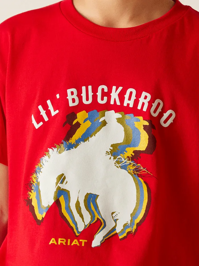 Ariat 10047910 Kids Block Rodeo T-Shirt Red