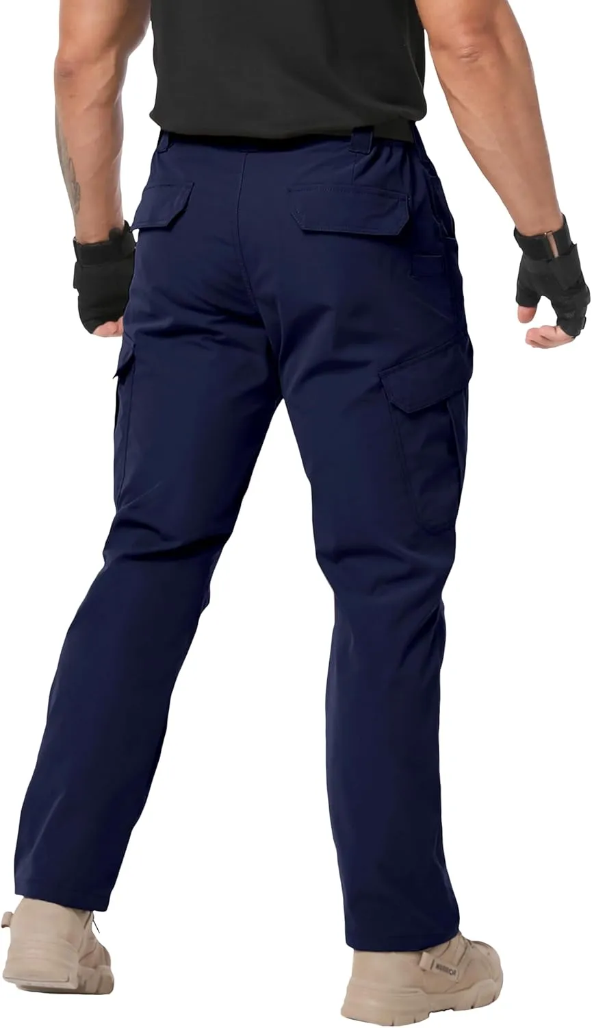 Arunlluta Mens Tactical Pants, Ripstop Water Resistant Cargo Work Pants for Men, Stretch Hiking Pants Lightweight