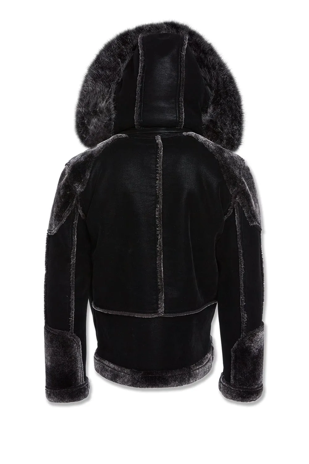 Exclusive Big Mens El Jefe Shearling Moto Jacket - Secret Sale Edition