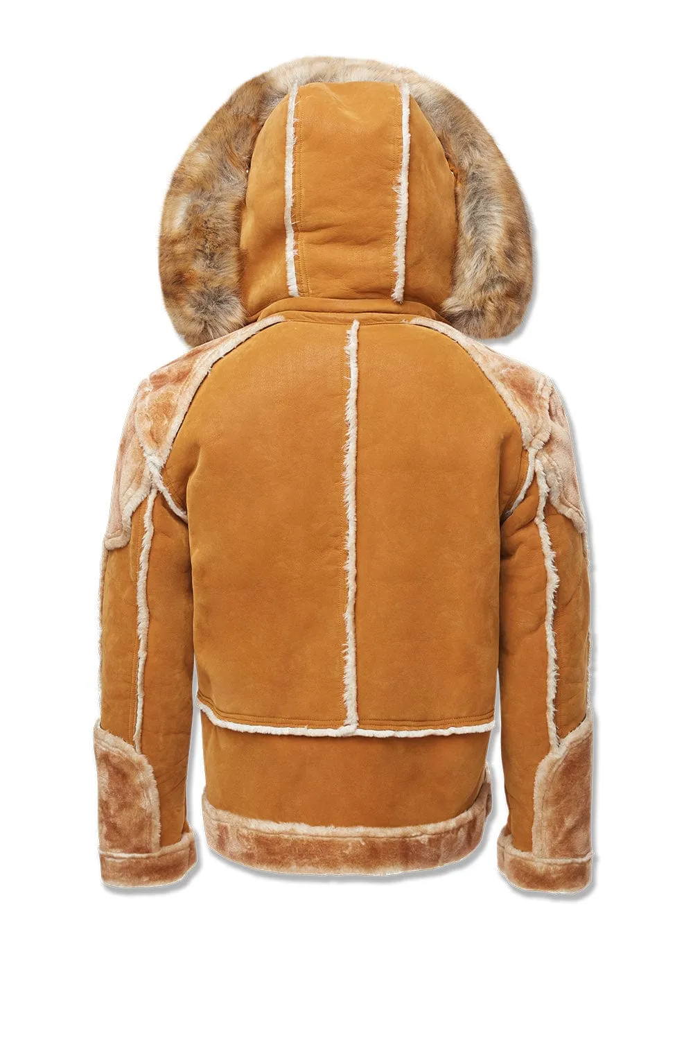 Exclusive Big Mens El Jefe Shearling Moto Jacket - Secret Sale Edition