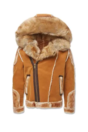 Exclusive Big Mens El Jefe Shearling Moto Jacket - Secret Sale Edition