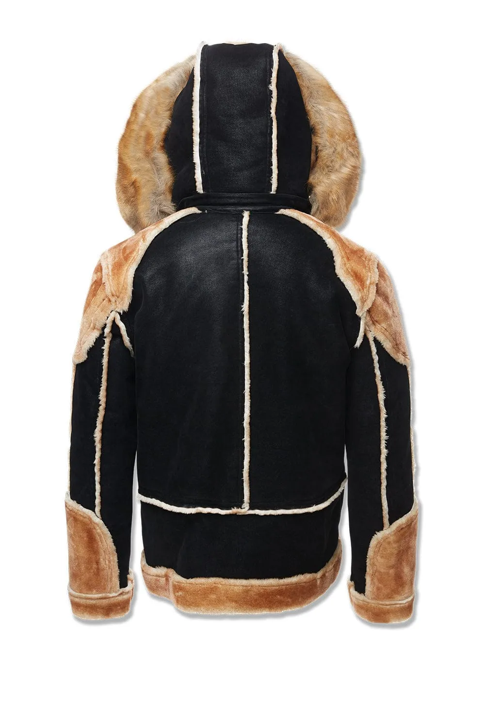 Exclusive Big Mens El Jefe Shearling Moto Jacket - Secret Sale Edition