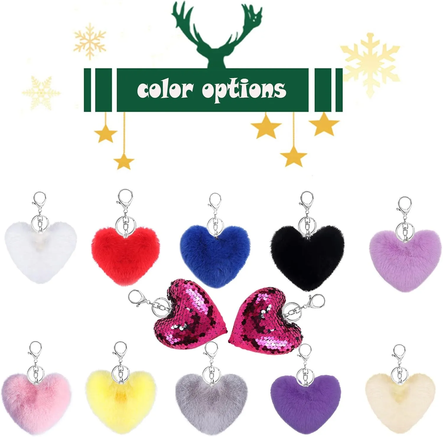 Cityelf Cute Faux Rabbit Fur Ball Pom Pom Keychain Car Key Ring Handbag Tote Bag Pendant Purse Charm