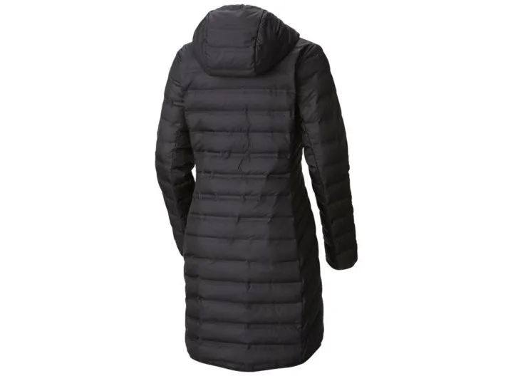 Womens Columbia Lake 22 Long Hooded Down Jacket