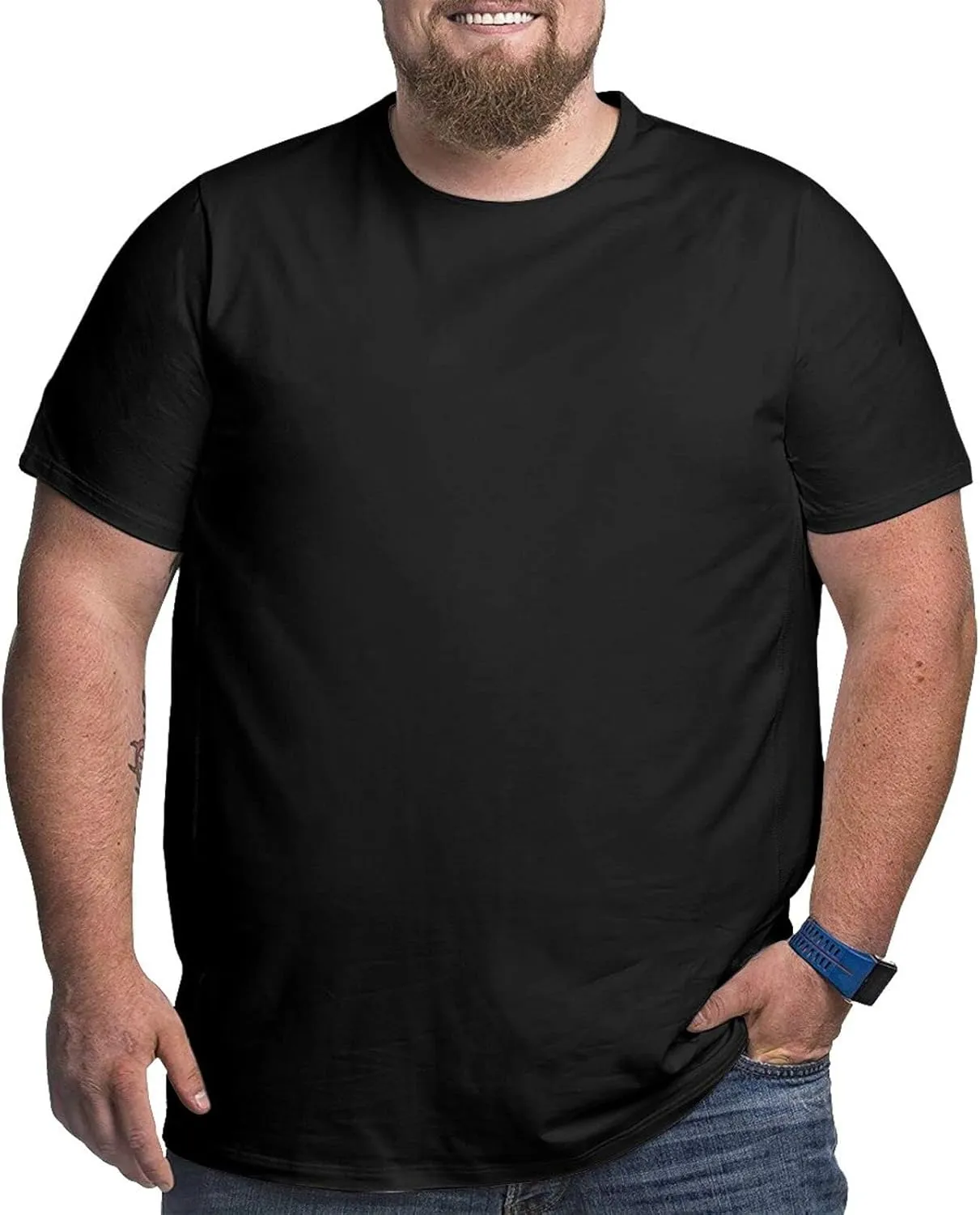 Custom T Shirts Big and Tall Men's T-Shirts Customized Photo Text Tee Shirt Design Your Own T-Shirt Multi Color