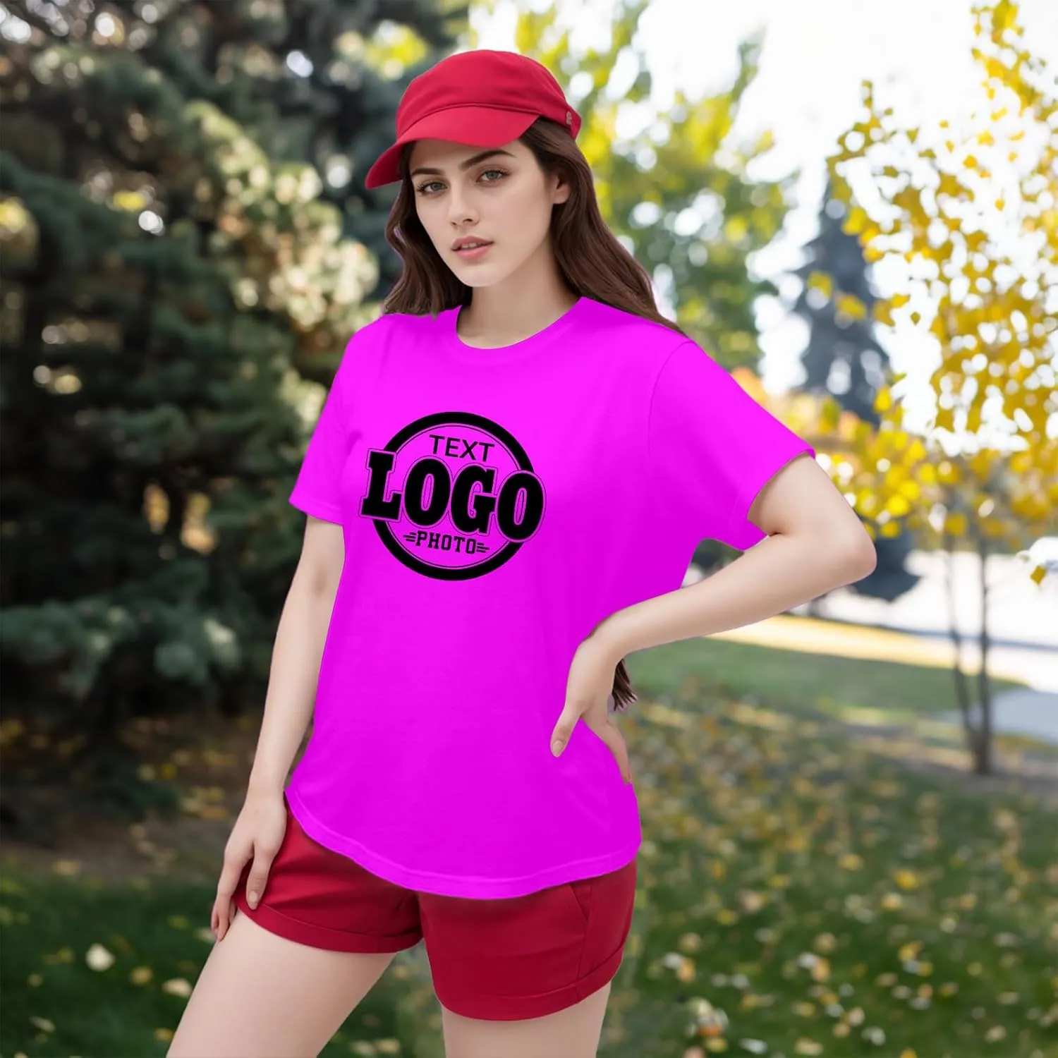 Custom T Shirts for Women Men with Your Text Photo Logo Personalized T Shirts Custom Shirt Design Your Own Custom Tee Shirt