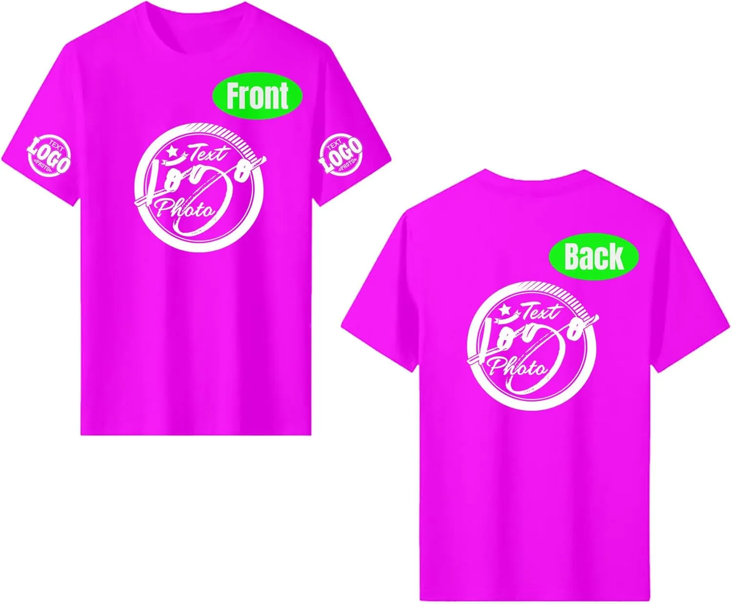 Custom T Shirts for Women Men with Your Text Photo Logo Personalized T Shirts Custom Shirt Design Your Own Custom Tee Shirt
