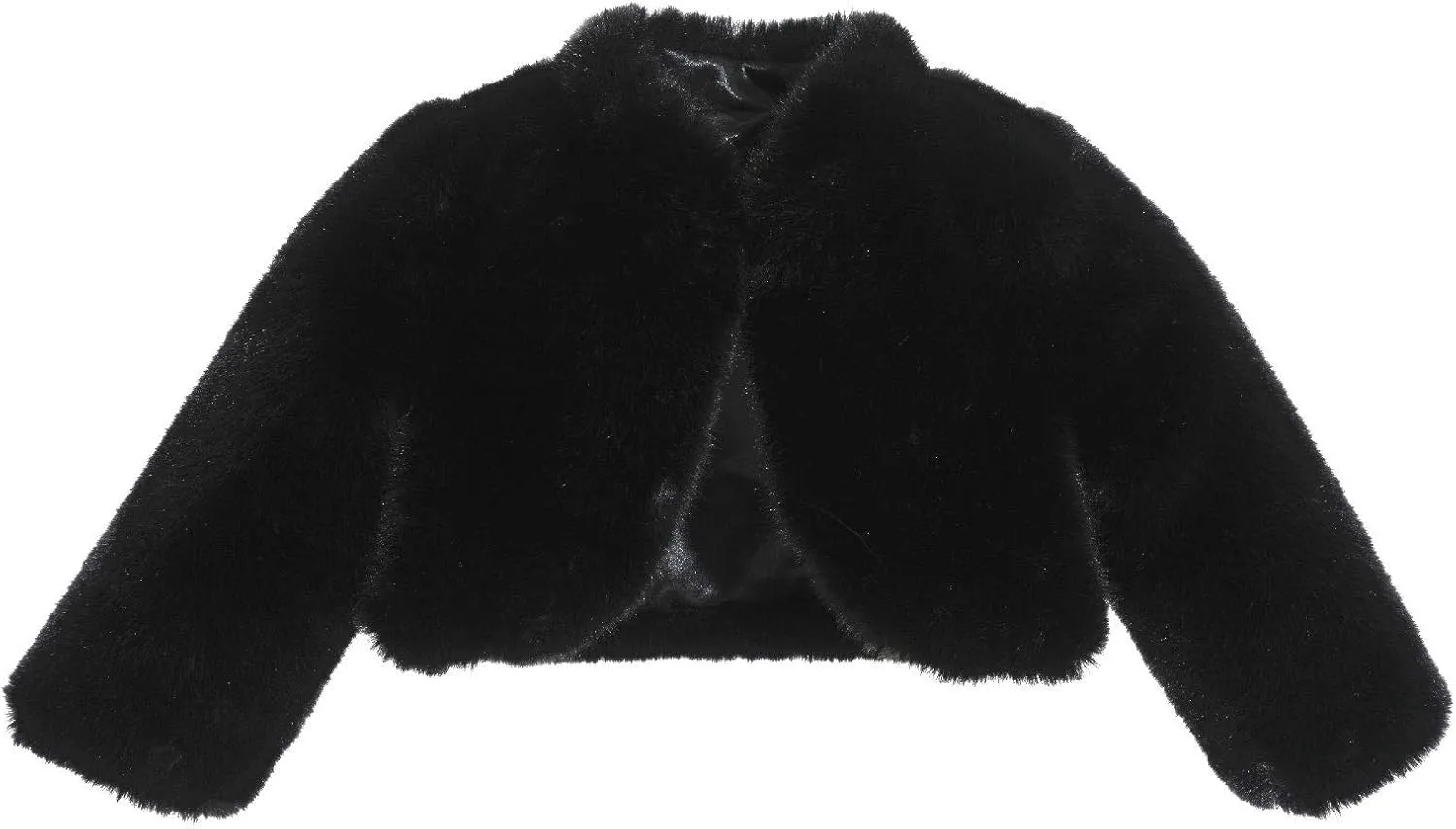 ekidsbridal Faux Fur Cape Princess Flower Girl Jacket Cozy Cover-Up Coat
