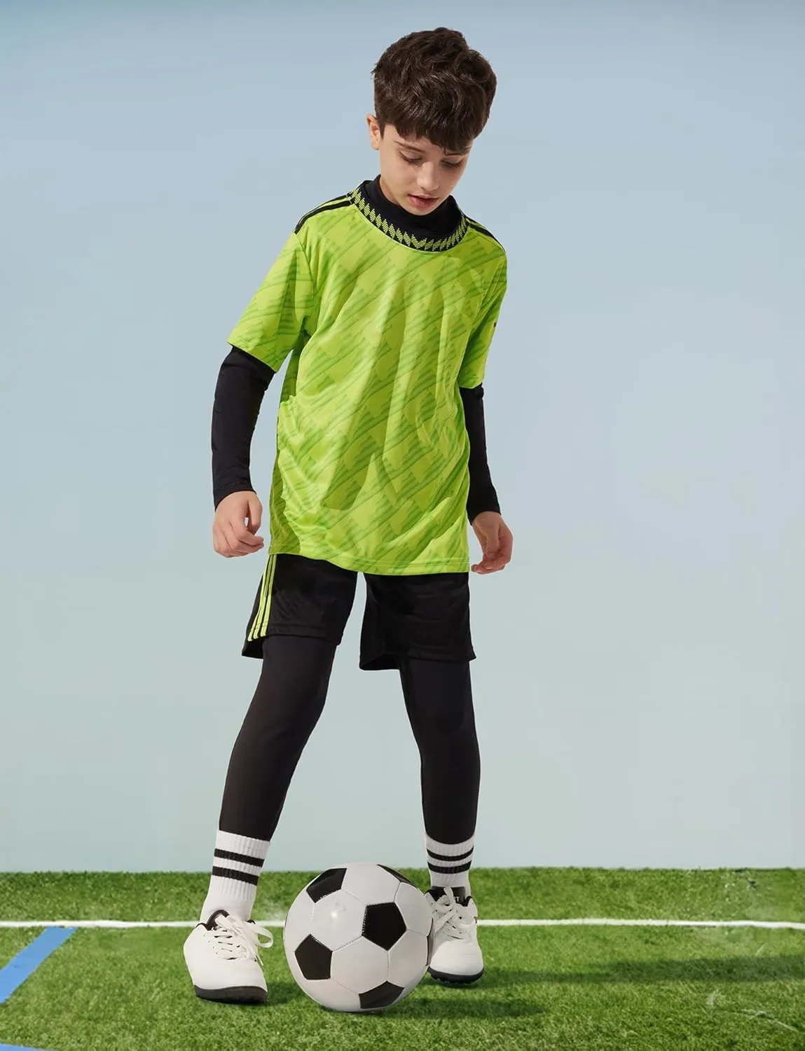 Ewedoos Thermal Underwear Set for Kids Thermals Top and Bottom Set Boys Long Johns Base Layer Thermal Set