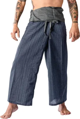 LannaPremium Thai Fisherman Pants Hakuma Pants for Men Women Yoga Pants 2 Tone - Martial Arts Pants
