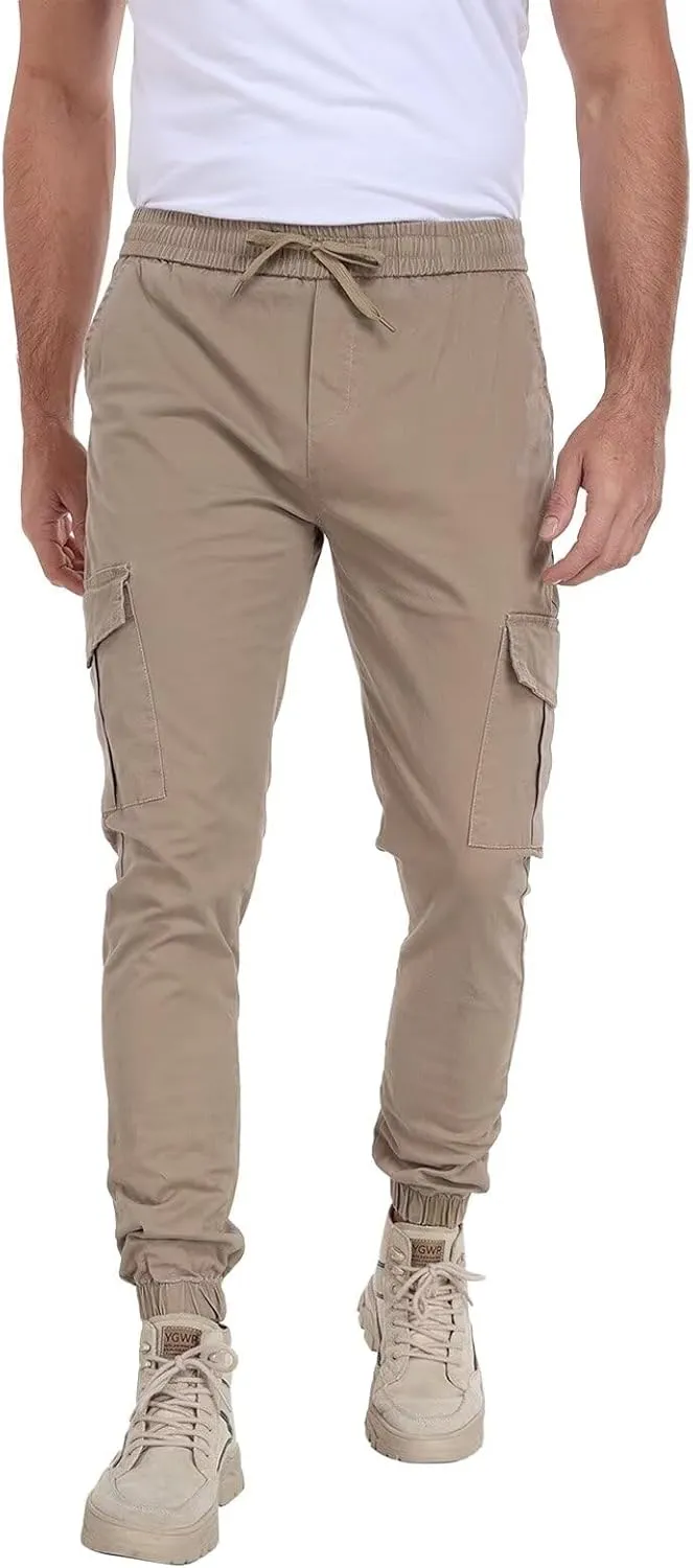 Mens Cargo Pants Lightweight Hiking Pants Travel Pants with Belt Pockets for Outdoor Camping Work
