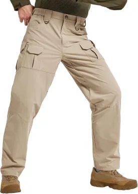 Men's Quick Dry Cargo Pants Water Resistant Tactical Pants Lightweight Stretch Outdoor Work Hiking Pants