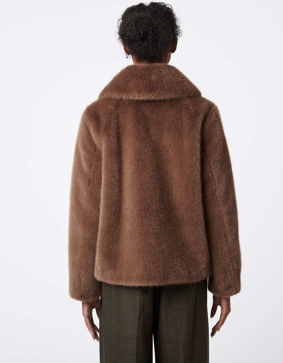 Luxurious Perfectly Posh Faux Fur Fashion Jacket