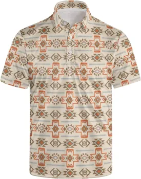 Polo Shirts for Men Moisture Wicking Mens Polo Shirts Patriotic Shirts for Men